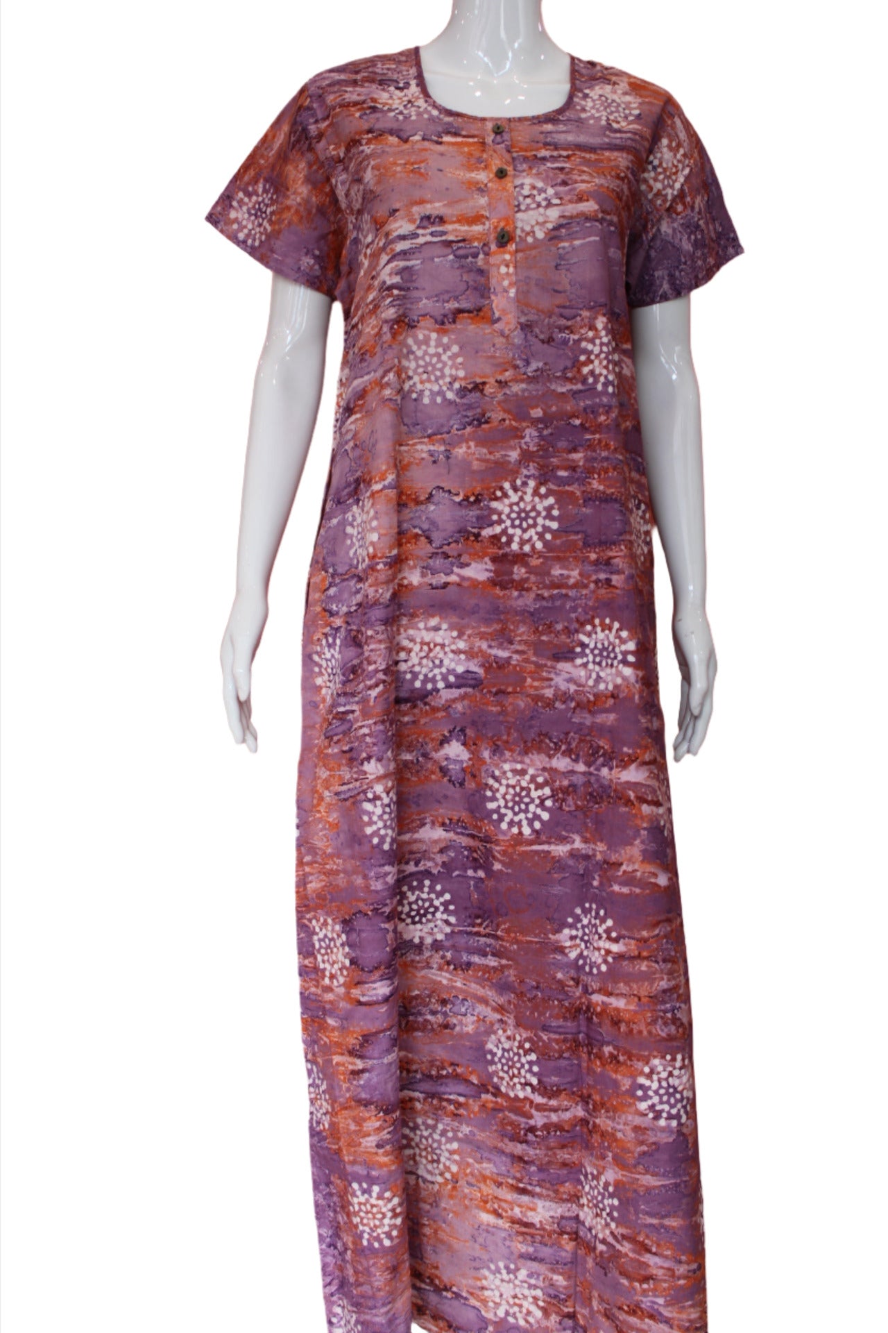 Indiamart Cotton Night Gown For Ladies Indiamart Kaftan Nighty